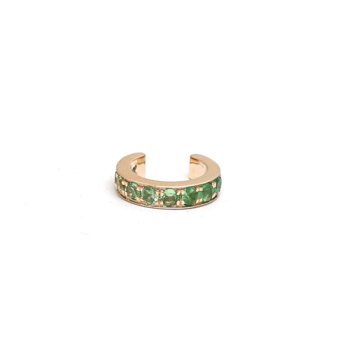 Emerald Luxe 14K (18K Custom) Yellow Gold Ear Cuff