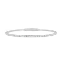 Diamond Pyramid Link Bracelet in 14K Gold