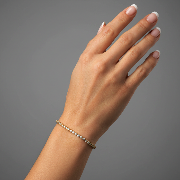 Dream Diamond Link Bracelet in 14K Yellow Gold