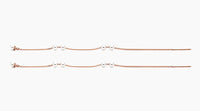 Freshwater Pearl Threader Earrings in 14K Rose Gold