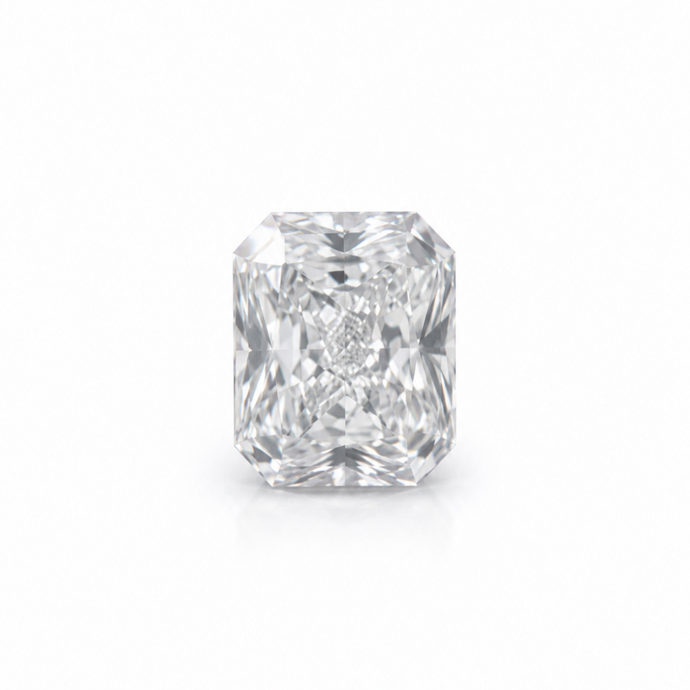 Emerald Cut Loose Diamond Stone in 11K
