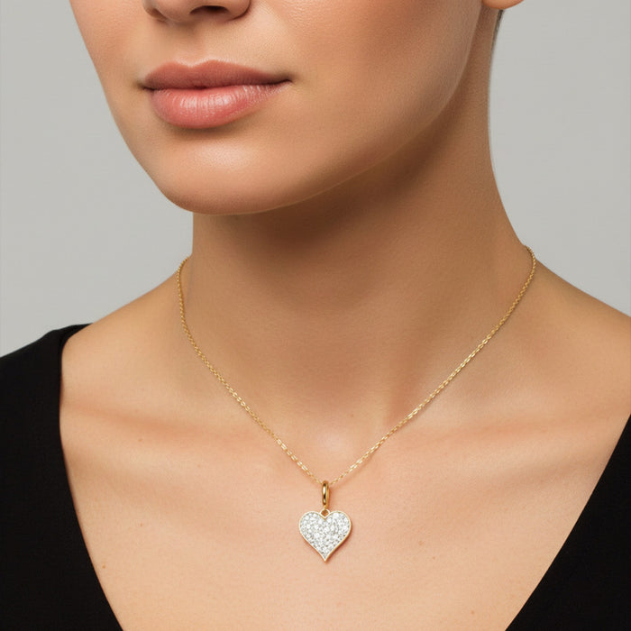 Minimal Pink Sapphire Pendant Necklace in 14K Yellow Gold
