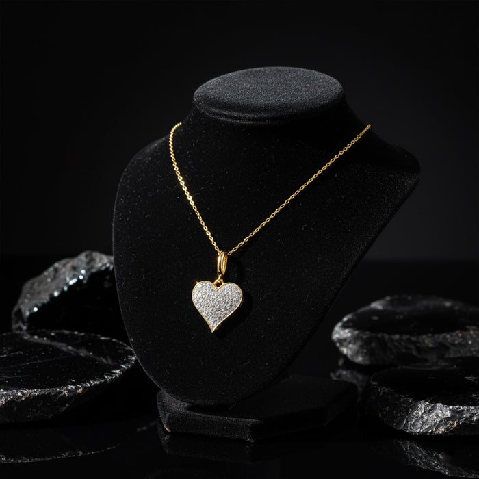 Minimal Pink Sapphire Pendant Necklace in 14K Yellow Gold