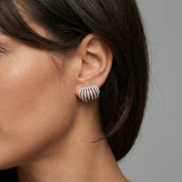 Stud Diamond Earrings in 14K Yellow Gold