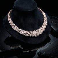 Carat Diamond Cluster Necklace in 18K Gold