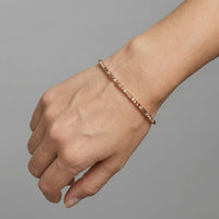 Precision Round Cut Diamonds Bracelet in 14K Gold