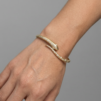 Luxe Diamond Bangle Bracelet in 14K Yellow Gold