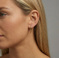 Vivid Long Drop Earrings in 14K Yellow Gold