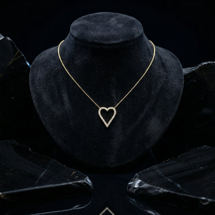 Shine Diamond Pendant Necklace in 14K Yellow Gold