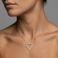 Shine Diamond Pendant Necklace in 14K Yellow Gold