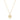 Star of David Circle 14K Yellow Gold Diamond Pendant Necklace