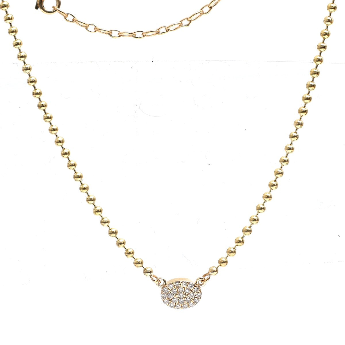 Luxury Diamond Medallion 18K Yellow Gold Necklace