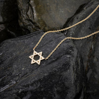 Featuring Diamond 14K Star of David Pendant Necklace