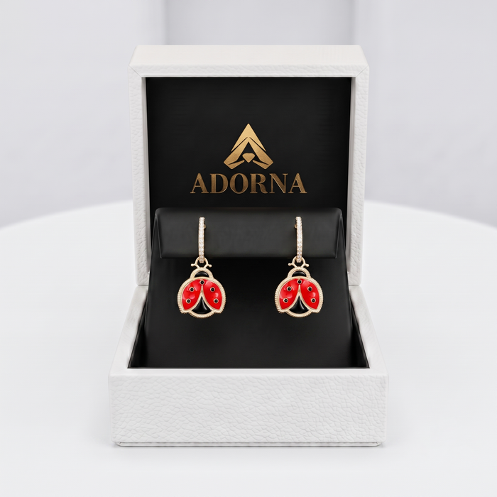 Twilight Diamond Danglers Drop Earrings in 14K Yellow Gold