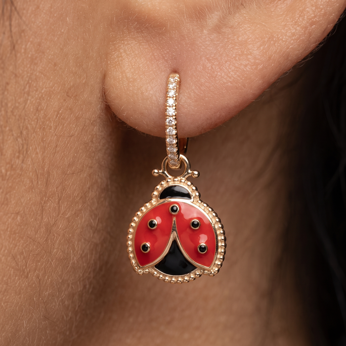 Twilight Diamond Danglers Drop Earrings in 14K Yellow Gold