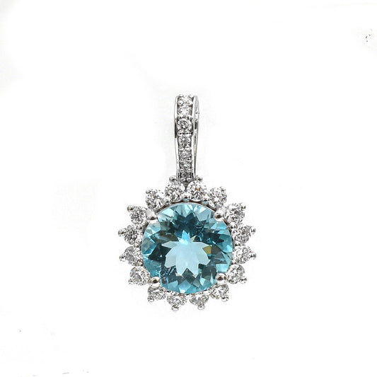 Timeless Beauty Diamond 14K (18K Custom) White Gold Pendant Necklace