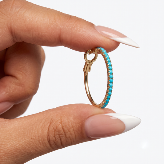 Dawn Astonishing Hoop Earrings in 14K Yellow Gold