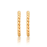 Rare Twisted Gold Earrings