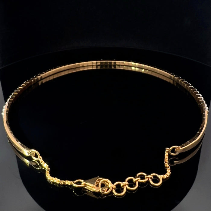 Adorna Classic Diamond Choker in 14K Yellow Gold