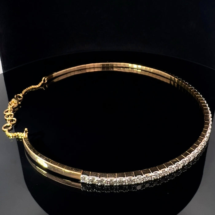 Adorna Classic Diamond Choker in 14K Yellow Gold