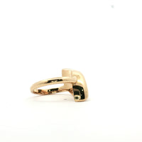 Marquise Bezel Set Diamond Ring in 14K Yellow Gold