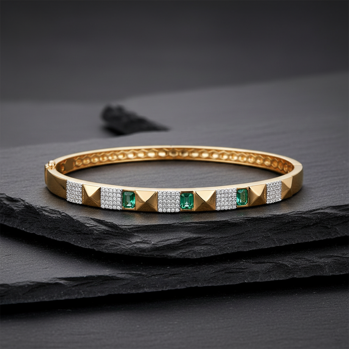 Heritage Classic Diamond Bracelet in 14K Yellow Gold