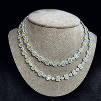 Imperial Radiance 14K Yellow and White Diamond Necklace