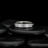 Celestial Dusk Diamond Eternity Ring in 18K Gold