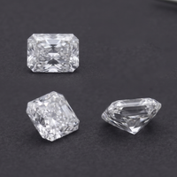 Emerald Cut Loose Diamond Stone in 11K