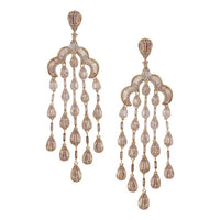 Baguette Diamonds Earrings in 18K White Gold