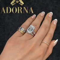 Love Ring Iconic Screw Detailing Diamond Ring in 18K Yellow Gold