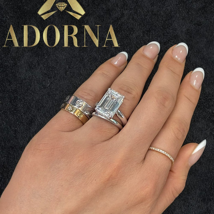 Love Ring Iconic Screw Detailing Diamond Ring in 18K Yellow Gold