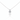 Pear-Cut Diamond 14K (or 18k upon request) White Gold Solitaire Pendant Necklace