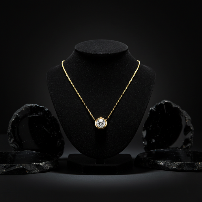 Diamond Lush Diamond 14K Yellow Gold Pendant Necklace