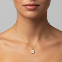 Cascade Diamond Pendant Necklace in 14K Yellow Gold