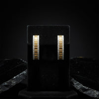 Hoops Diamond Earrings in 14K Yellow Gold