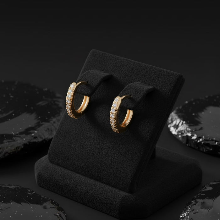 Everyday Gold Hoop Earrings in 14K Yellow Gold