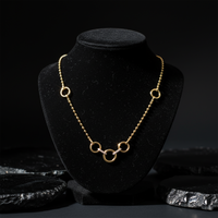 Signature Diamond Link Necklace in 14K Yellow Gold