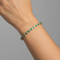 Greenlight Grace Alternating Gem Bracelet in 14K Yellow Gold