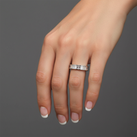 Heirloom Diamond Eternity Ring in 18K White Gold