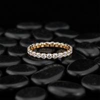 Eternity Diamond Ring in 14K Yellow Gold
