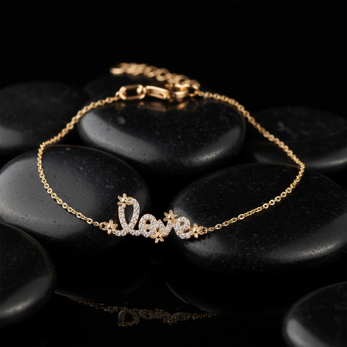 Serenade Diamond Bangle Bracelet in 14K Yellow Gold