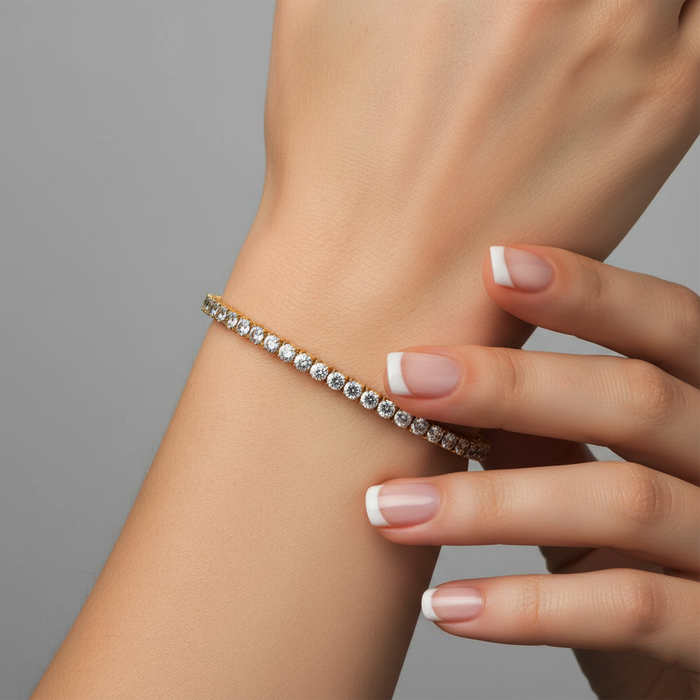Spinel Radiance Tennis Bracelet in 14K Yellow Gold