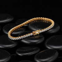 Spinel Radiance Tennis Bracelet in 14K Yellow Gold