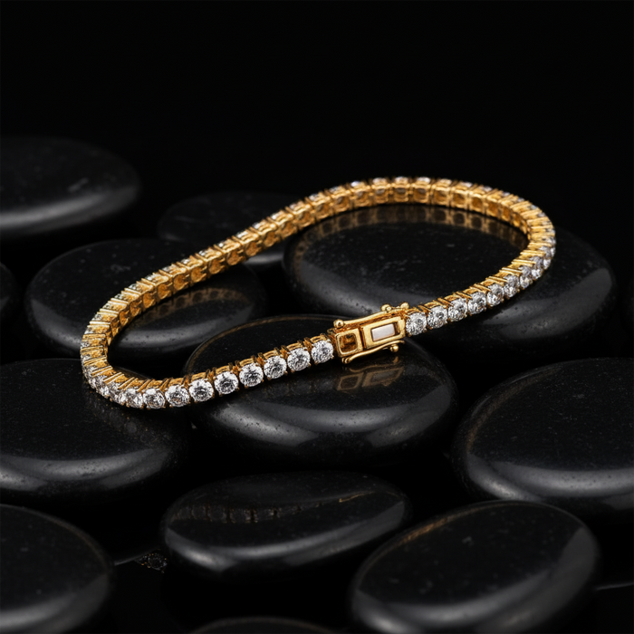 Spinel Radiance Tennis Bracelet in 14K Yellow Gold