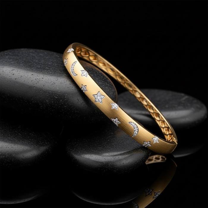 Pure Essence Diamond Bracelet in 14K Yellow Gold