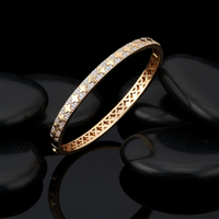 Evermore Diamond Bangle Bracelet in 14K Yellow Gold