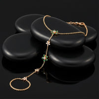Evening Shine Link Diamond Bracelet in 14K Yellow Gold