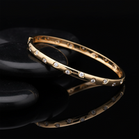 Starlit Whisper Diamond Bracelet in 14K Yellow Gold