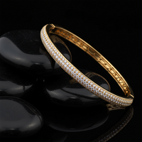 Golden Radiance 14K Diamond Tennis Bracelet